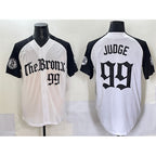New York Yankees #99 Aaron Judge White Black Puhics 'Gothic Legacy Edition' Vapor Premier Limited Stitched Jersey