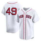 Boston Red Sox #49 Tim Wakefield White Puhics Home Limited Player Jersey