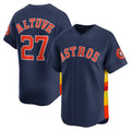 Houston Astros #27 Jose Altuve Navy Puhics Alternate Limited Player Jersey