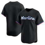 Miami Marlins Black Puhics Alternate Limited Jersey