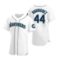 Seattle Mariners #44 Julio Rodr¨ªguez White Puhics Flex Base Stitched Jersey