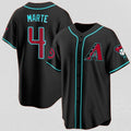 Arizona Diamondbacks #4 Ketel Marte Black Puhics 2024 Cool Base Stitched Jersey