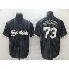Chicago White Sox #73 Yermin Mercedes City Edition Black Puhics Game 2021 Jerseys