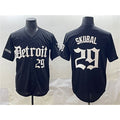 Detroit Tigers #29 Tarik Skubal Black Puhics 'Motor Gothic Edition' Vapor Premier Limited Stitched Jersey