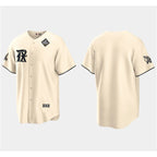Texas Rangers Blank Cream Puhics 2023 World Series City Connect Stitched Jersey