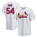St. Louis Cardinals #54 Sonny Gray White Puhics Home Replica Jersey