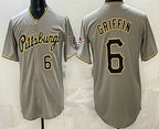 Pittsburgh Pirates #6 Konnor Griffin Grey Puhics Limited Jersey