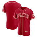 Texas Rangers Red Puhics 2026 City Connect Authentic Jersey