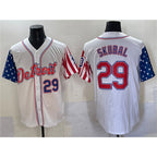 Detroit Tigers #29 Tarik Skubal White Puhics 2025 Memorial Day Vapor Premier Limited Stitched Jersey