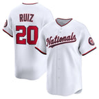 Washington Nationals #20 Keibert Ruiz White Puhics Home Limited Player Jersey