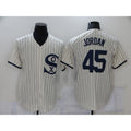 Chicago White Sox #45 Michael Jordan 2021 Cream Navy Puhics Field of Dreams Name Flex Base Stitched Jersey