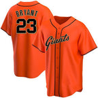 San Francisco Giants #23 Kris Bryant Orange Puhics Cool Base Jersey