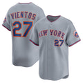 New York Mets #27 Mark Vientos Gray Puhics All-Star Limited Jersey