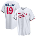 Minnesota Twins #19 Alex Kirilloff White Puhics Cool Base Stitched Jerseys