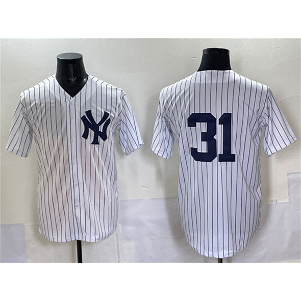 New York Yankees #31 Ichiro Suzuki White Puhics Cool Base Limited Stitched Jersey
