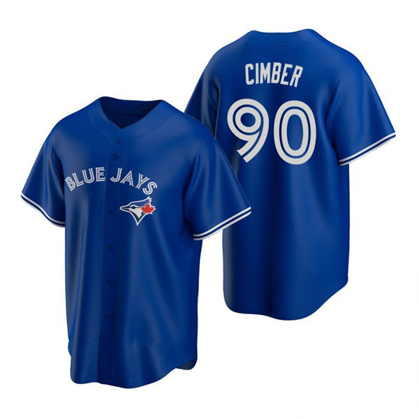Toronto Blue Jays #90 Adam Cimber Royal Puhics Alternate Cool Base Jersey