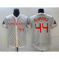 Houston Astros #44 Yordan Alvarez Number White Puhics 2023 City Connect Flex Base Stitched Jersey 2