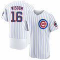 Chicago Cubs #16 Patrick Wisdom White Puhics Flex Base Stitched Jersey