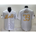 New York Mets #39 Edwin Diaz White Puhics 2022 All Star Stitched Cool Base Jersey