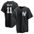 New York Yankees #11 Anthony Volpe Black Puhics Fashion Replica Player Jersey