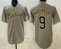 Pittsburgh Pirates #9 Bill Mazeroski Grey Puhics Limited Jersey