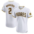 San Diego Padres #2 Xander Bogaerts White Puhics Home Elite Jersey