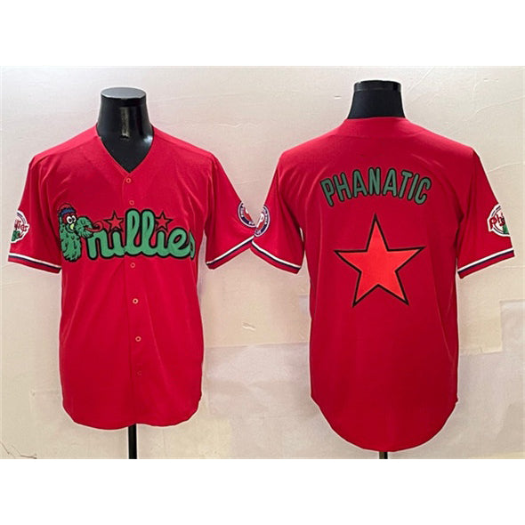 Philadelphia Phillies Red Puhics Phanatic Limited Stitched Jersey