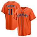 Houston Astros #11 Cam Smith Orange Puhics Alternate Replica Jersey