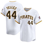 Pittsburgh Pirates #44 Rowdy Tellez White Puhics Home Limited Stitched Jersey