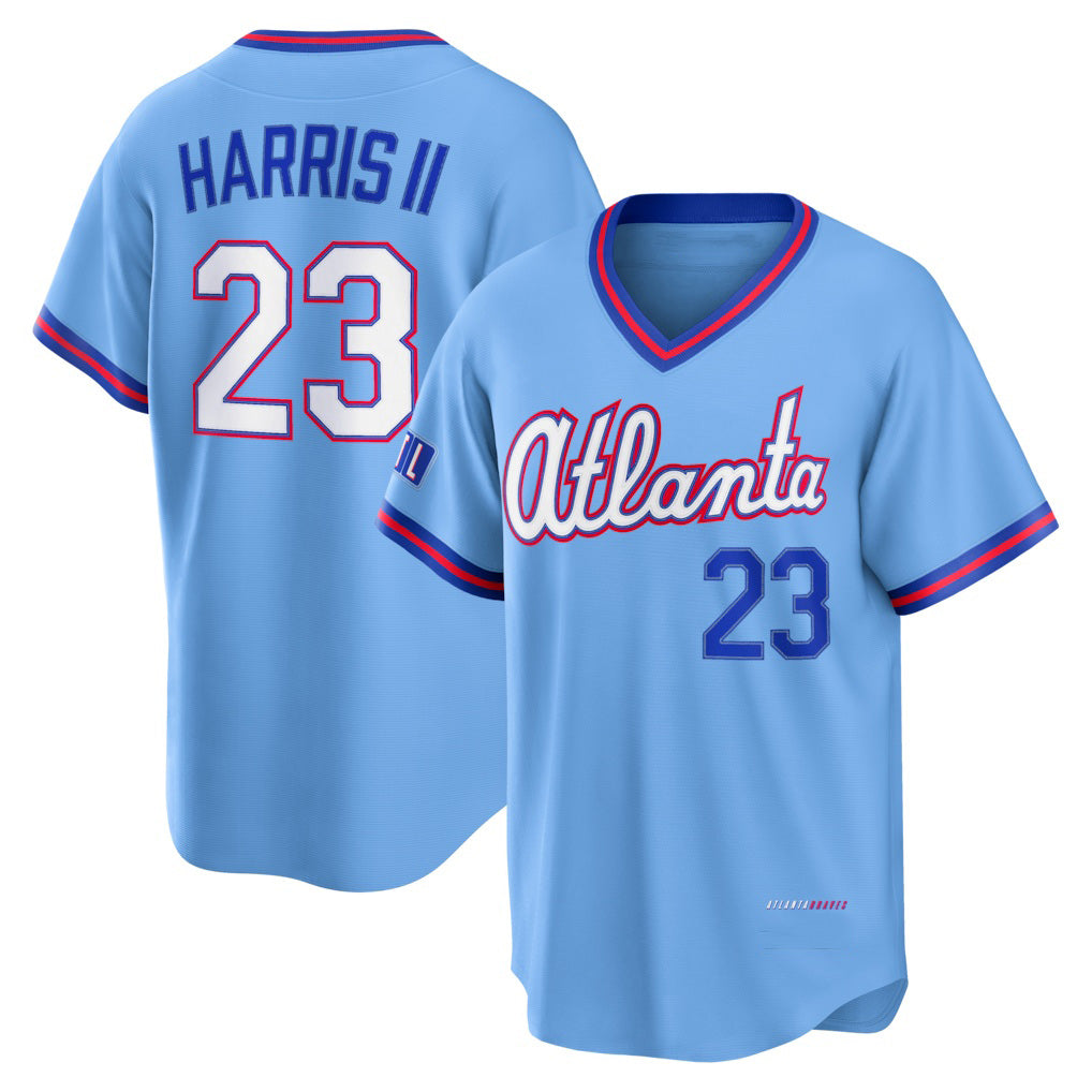 Atlanta Braves #23 Michael Harris II Powder Blue Puhics 2026 City Connect Stadium Jersey