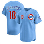 Chicago Cubs #18 Sh¨­ta Imanaga Blue Puhics 2024-25 2nd Alternate Limited Stitched Jersey