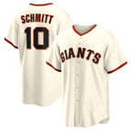 San Francisco Giants #10 Casey Schmitt Cream Puhics Home Replica Jersey