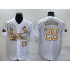 St. Louis Cardinals #28 Nolan Arenado Number White Puhics 2022 All Star Stitched Cool Base Jersey
