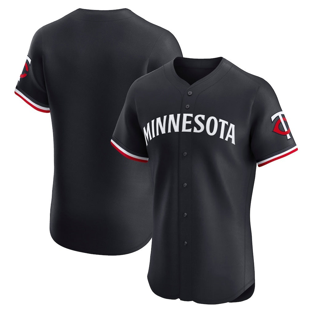 Minnesota Twins Navy Puhics Alternate Vapor Premier Elite Patch Jersey