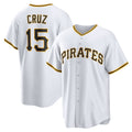 Pittsburgh Pirates #15 Oneil Cruz White Puhics Home Replica Jersey
