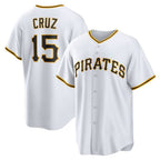 Pittsburgh Pirates #15 Oneil Cruz White Puhics Home Replica Jersey