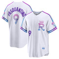Kansas City Royals #9 Vinnie Pasquantino White Puhics 2026 City Connect Stadium Jersey