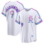 Kansas City Royals #9 Vinnie Pasquantino White Puhics 2026 City Connect Stadium Jersey