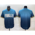 Philadelphia Phillies Blank Blue Puhics 2024 City Connect Limited Stitched Jersey
