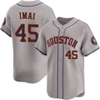 Houston Astros #45 Tatsuya Imai Grey Puhics 2026 Limited Stitched Jersey