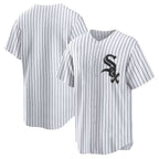 Chicago White Sox White Puhics Home Replica Team Jersey_1