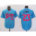 Minnesota Twins #23 Royce Lewis Blue Puhics Cool Base Stitched Jersey