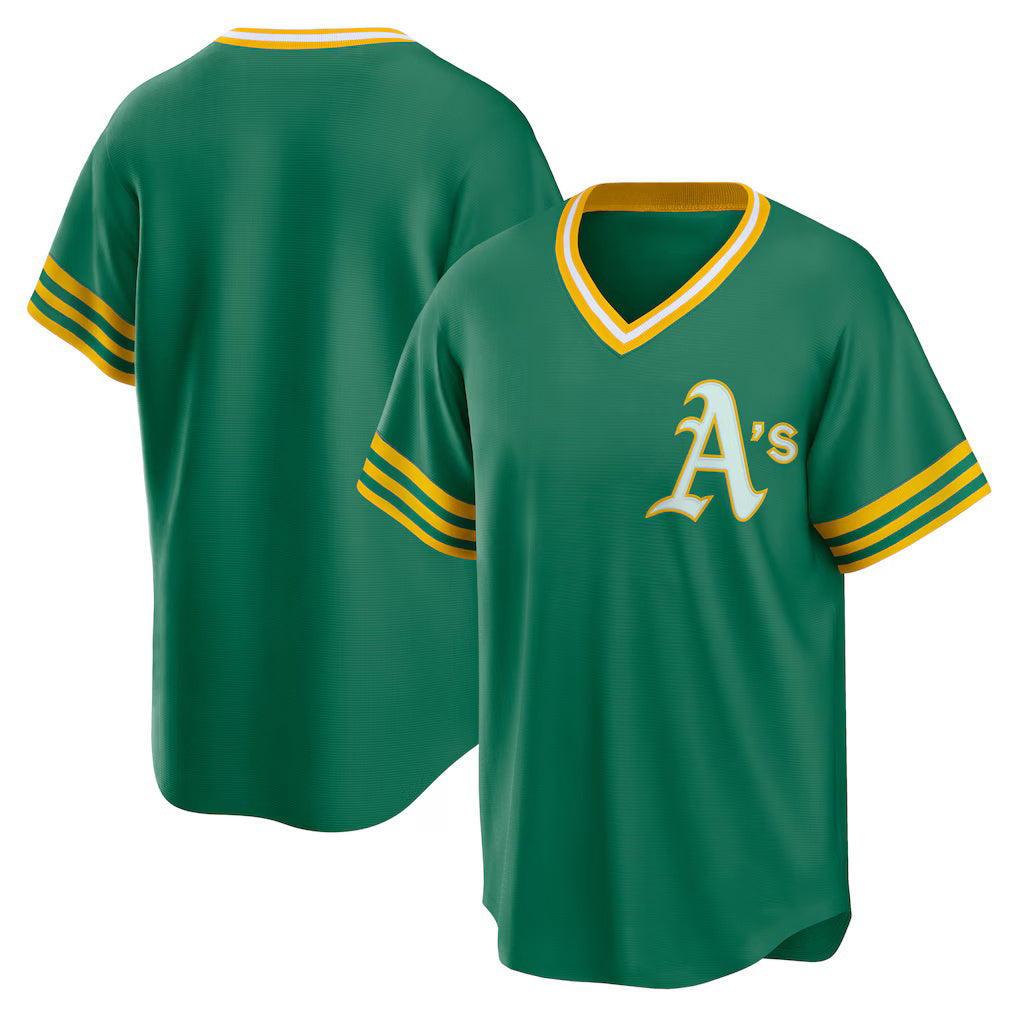 Oakland Athletics Kelly Green Puhics Road Cooperstown Collection Team Jersey