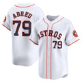 Houston Astros #79 Jose Abreu White Puhics Home Limited Player Jersey
