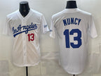 Los Angeles Dodgers #13 Max Muncy White Puhics Alternate Stadium Stitched Jersey