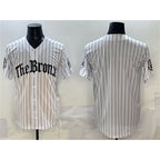 New York Yankees Blank White Puhics Pinstripe 'Gothic Legacy Edition' Vapor Premier Limited Stitched Jersey