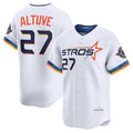 Houston Astros #27 Jose Altuve White Puhics 2025 City Connect Limited Player Jersey