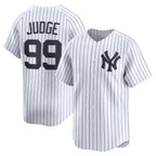 New York Yankees #99 Aaron Judge White Puhics Home Limited Player Jersey 2