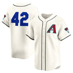 Arizona Diamondbacks #42 Jackie Robinson Cream Puhics Home 2025  Day Limited Jersey