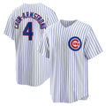 Chicago Cubs #4 Pete Crow-Armstrong White Puhics Home Replica Jersey